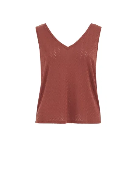 WE Fashion Top rjasto rdeča