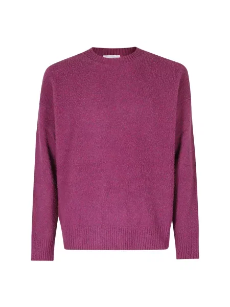 Sweter Roberto Collina wełniany fioletowy