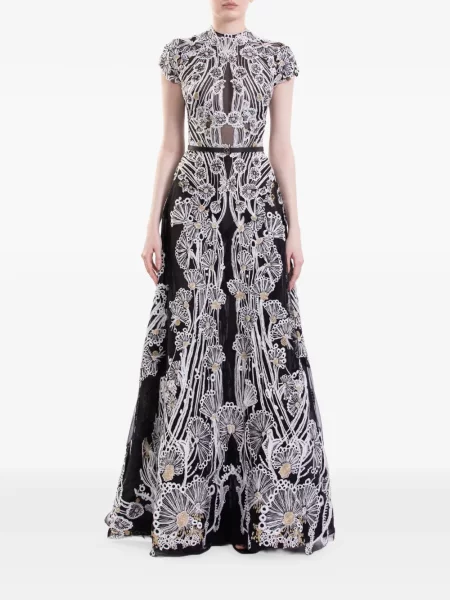 Rochie maxi Saiid Kobeisy negru