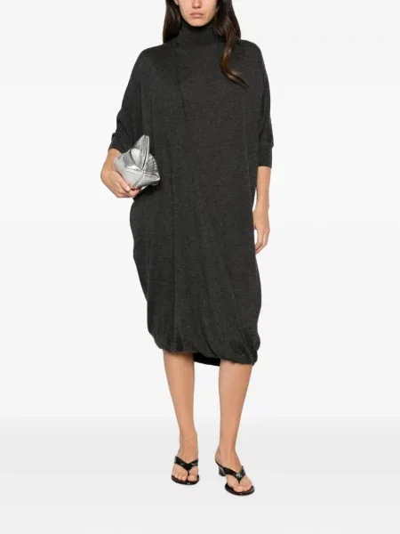 Rochie midi Petar Petrov gri