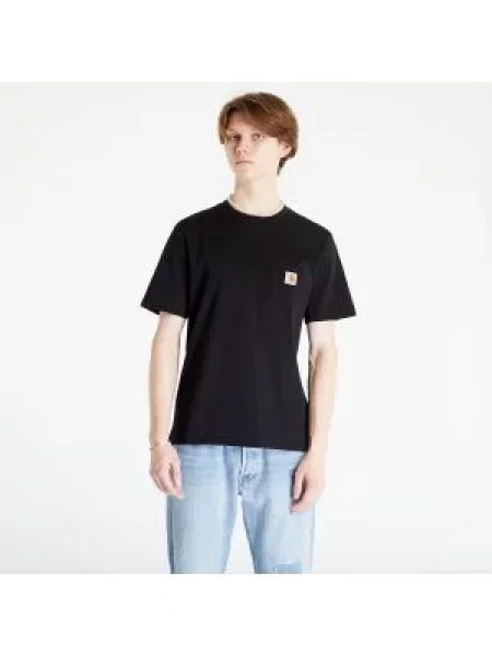 Krátký tričko Carhartt Wip s krátkými rukávy černé