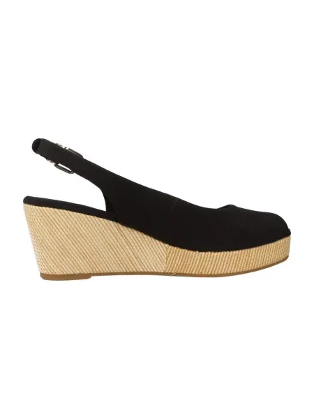 Sandale Tommy Hilfiger cu pană negru