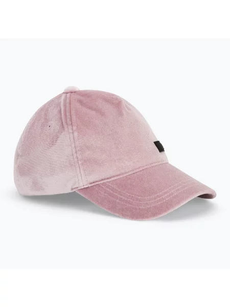 Kšiltovka Emporio Armani Train Athletic Velour toadstool růžová