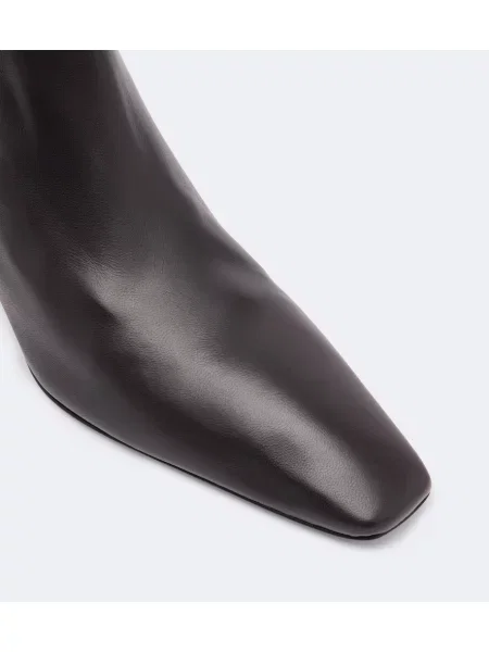 Cizme scurte Toteme din piele maro