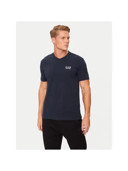 Emporio Armani T-shirt PJVQZ Regular Fit tamnoplava