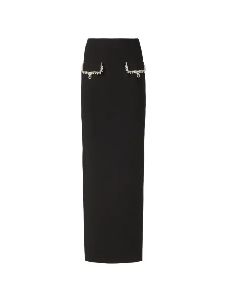 Spódnica ołówkowa Costarellos z kryształkami czarna