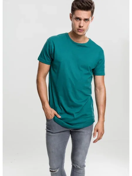 Tricou Urban Classics lung turcoaz
