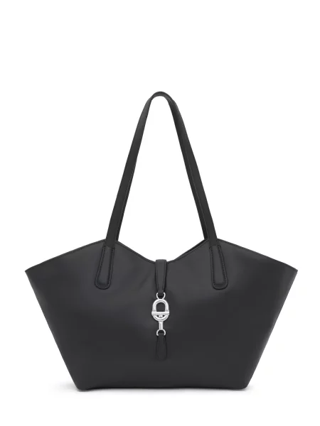 Кожаная сумка Tous черная