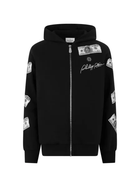 Mikina s kapucňou Philipp Plein čierna