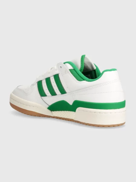 Kožené sneakers boty adidas Originals Forum Low bílá
