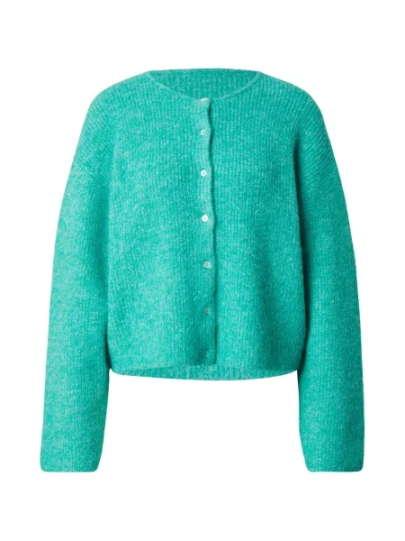 EDITED Geacă tricotată Iliana Cardigan turcoaz