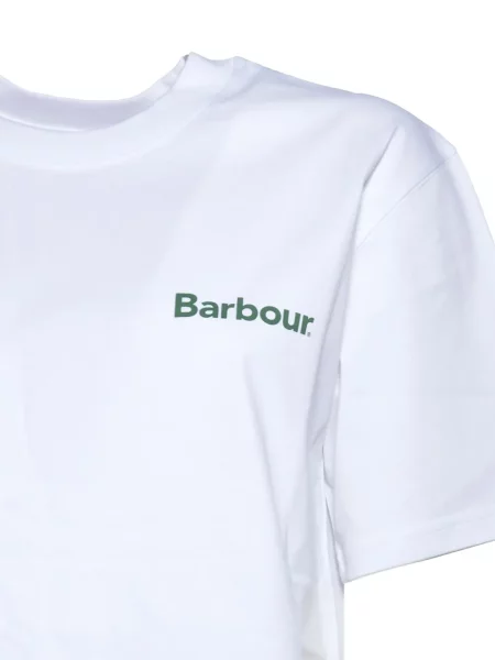 Tricou Barbour cu imagine alb