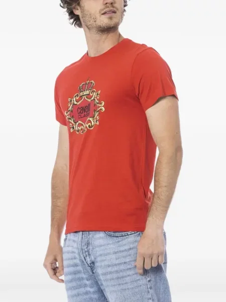 Tricou Cavalli Class cu imagine roșu