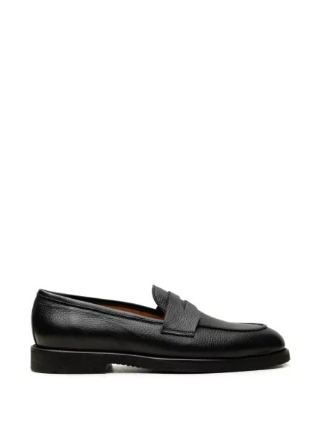 Pantofi loafer Chuckies din piele negru