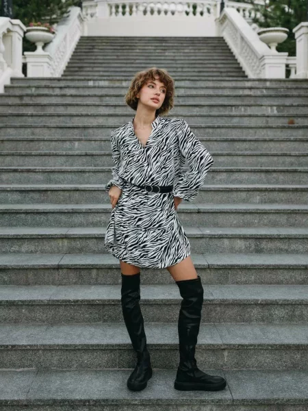 Сукня міні Seventeen бавовна/віскоза білий