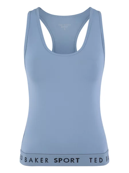 Ted Baker Top Rihanna Essentials galambkék fekete