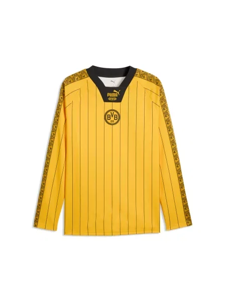 PUMA luźna koszulka Borussia Dortmund KING z długim rękawem Akcesoria S żółty