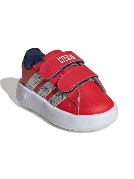 ADIDAS SPORTSWEAR Sportske cipele GRAND COURT SPIDER-MAN mornarsko plava srebro crvena