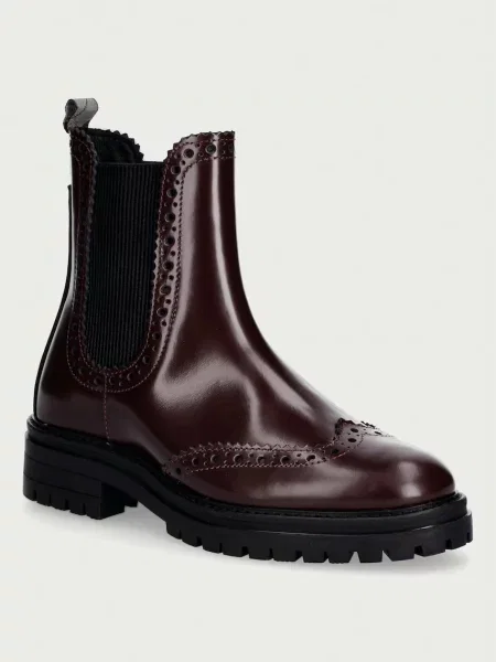 Barbour ghete scurte pentru femei din piele Fawne
