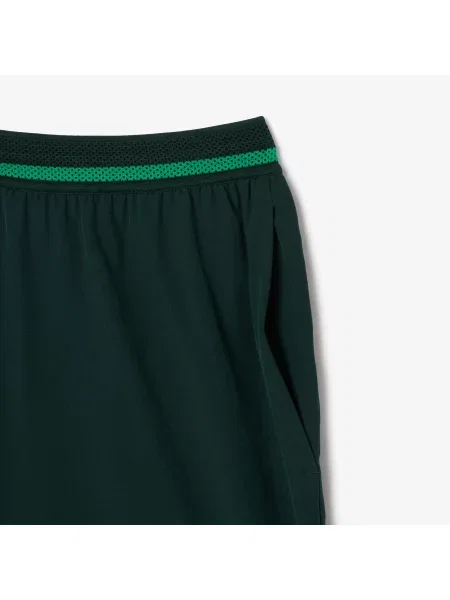Lacoste Szorty Novak Djokovic Ciemnozielone zielony