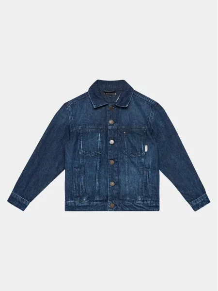 Jeansová bunda Tommy Hilfiger modrá
