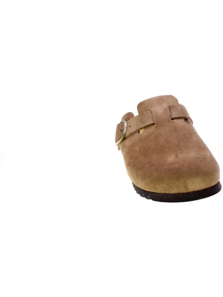Scholl papucs velúrból FAE női barna