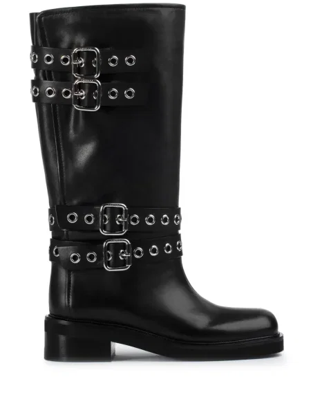 Botine Le Silla din piele negru