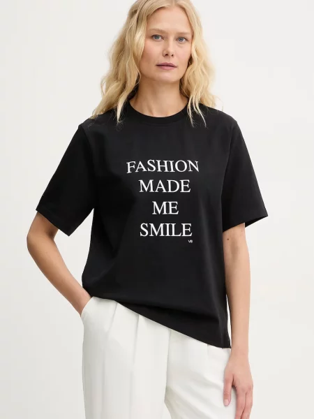 Victoria Beckham póló női fekete