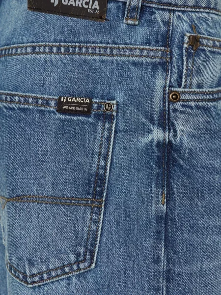 Garcia Dżinsy Ilyano Straight Fit blau