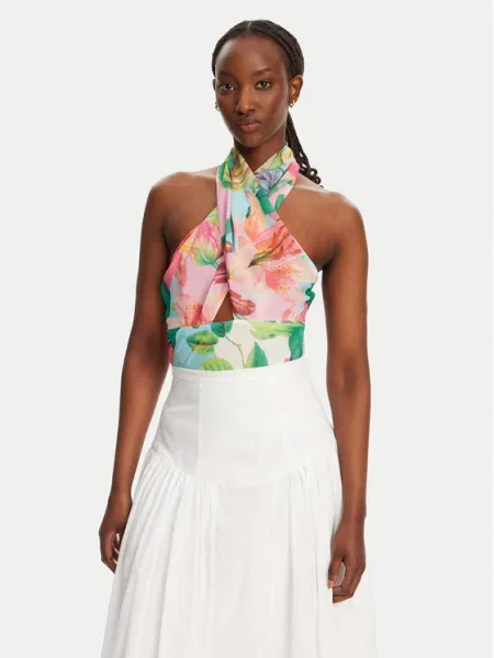 BARDOT Блуза Fontes Halter Цветен