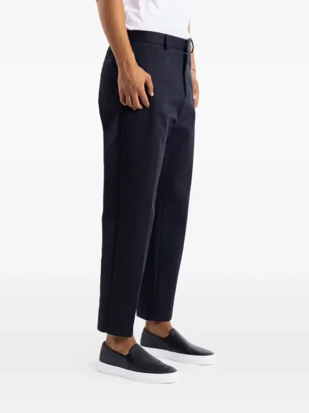 Pantaloni Jil Sander conici albastru