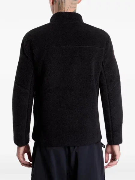Pulover Napapijri din fleece negru