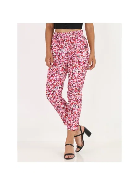 Pantaloni La Modeuse roz