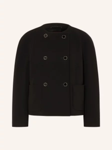 Max Mara Studio Sako Ombrosa černá