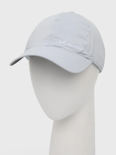 Шапка Columbia с апликация синьо