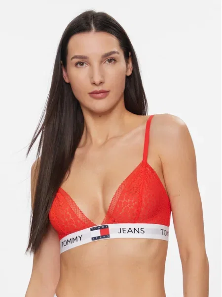 Tommy Jeans Sutien Bralette roșu