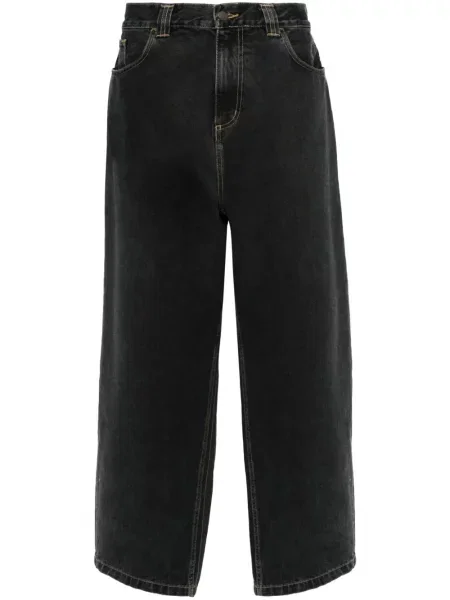 Talie medie blugi drepți Carhartt Wip negru