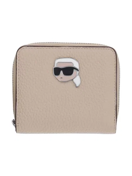 Karl Lagerfeld portfel beżowy