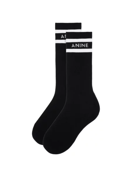 Șosete Anine Bing cu dungi alb