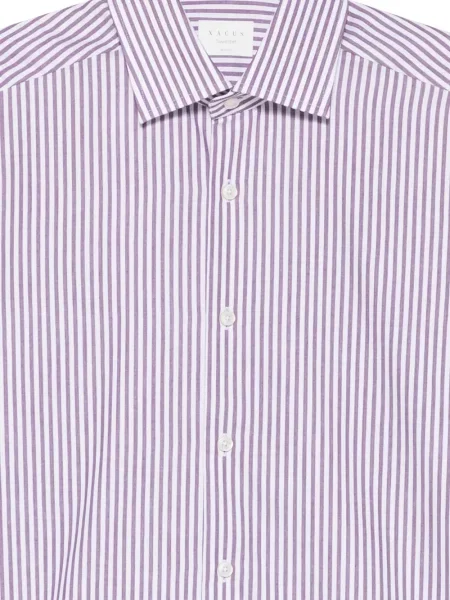 Pruhovaná košile Xacus fialová