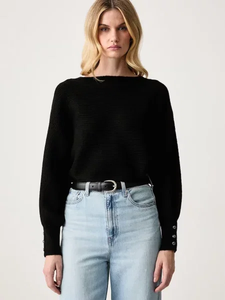 Guess pulover za žene EMILY crna