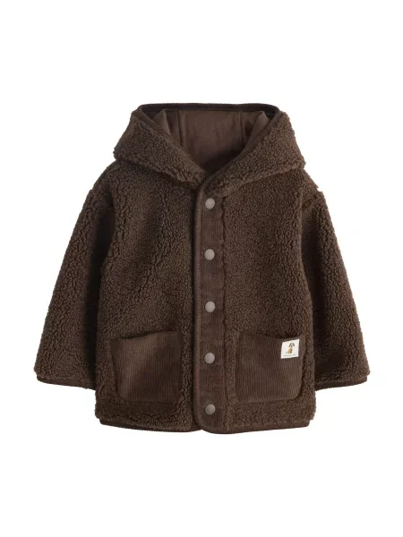 Next Jachetă fleece ciocolatiu