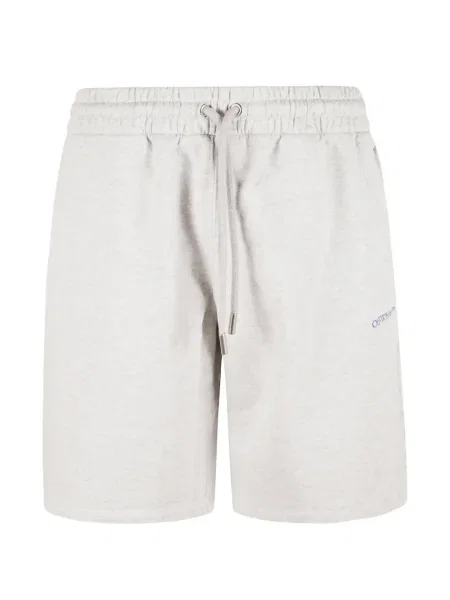 Pantaloni scurți Off-white cu imagine alb
