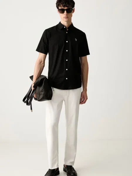 Льняная рубашка U.s. Polo Assn.
