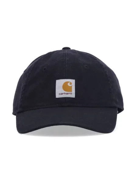 Haftowana czapka z daszkiem Carhartt Wip czarna