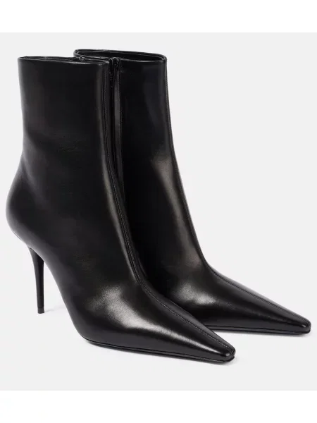 Botine Saint Laurent din piele negru