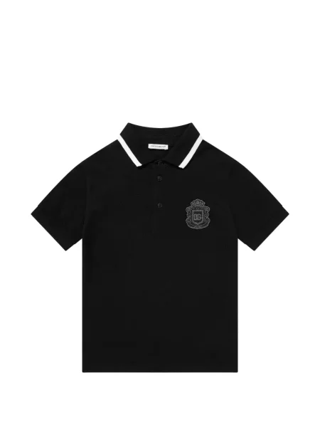 Koszulka polo dziecięca Dolce And Gabbana czarna