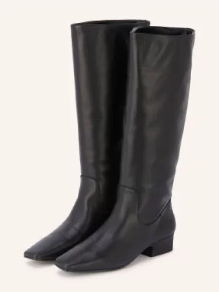 Steve Madden Kozačky Gwyneth černá