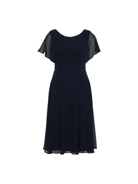 Sukienka koktajlowa o długości do kolan z efektem stopniowania Vera Mont niebieska