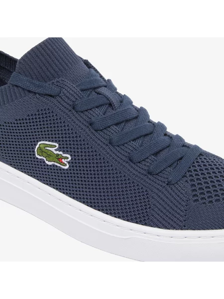 Lacoste Skórzane Sneakersy La Piquée granatowe